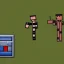 Placeholder: stickmen in minecraft