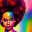 Placeholder: full body shot, masterpiece, best quality, family of three, dark skinned, sparkling eyes, fluorescent skin, colorful makeup, afro, highly detailed body, sun light, 4K, RAW, depth of field, high contrast, realistic details, 24mm