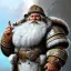 Placeholder: D&D character, dwarf, heavy armor, war hammer, smite, helmet