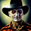 Placeholder: Ultra detailed fullbody Portrait in oil on canvas of Freddy Krueger, extremely detailed digital painting, extremely detailed face,crystal clear Big Glowing eyes, mystical colors ,perfectly centered image, perfect composition, rim light, beautiful lighting, 8k, stunning scene, raytracing, anatomically correct, in the style of robert e howard and Ken Kelley and Ohrai Noriyoshi and Simon Bisley and tomzj1