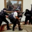 Placeholder: Isis members storm and loot the inside of the white house