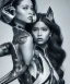 Placeholder: a portrait of a Jenna Ortega as Catwoman, fine-art photography, soft portrait shot 16k, full length, ultra-realistic, UHD faces, Unsplash, kodak ultra max 800, intricate, cinematic pose, centered symmetrical composition, stunning photos, masterpiece, grainy, centered composition