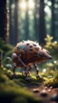 Placeholder: a list of creatures in the forest,bokeh like f/0.8, tilt-shift lens 8k, high detail, smooth render, down-light, unreal engine, prize winning