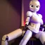 Placeholder: female robot lap dance