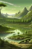Placeholder: silurian period realastic landsapes