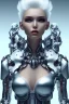 Placeholder: cyborg, white hair, sexy, perfekt, real, dream