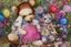 Placeholder: line art, watercolor wash, ( patchwork teddy bear sitting amongst flowers and balloons) brian froud style, carl larsson style, colourful palate, perfect composition, detailed background by daniel_merriamn summers day, studio photo, intricate details, highly detailed highly detailed elegant studio lighting intricate beautiful award winning crisp quality colourful very cute Daniel Merriam Daniel Gerhartz midjourney quality