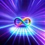 Placeholder: infinity symbol brightly coloured ∞ moving at warp speed, colours from infinity flowing through image with speed, DSLR with a 80mm lens, set to f/16 and a slow shutter speed of 1/15s, striking, neon, chiaroscuro, dramatic, captivating, powerful, fantasy, beautiful, octane render, 16k post-production, artstation: award-winning: atmospheric: commanding: fantastical: clarity: ultra quality: striking: brilliance: stunning colors: amazing depth; lens: f/11, 35mm