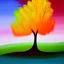 Placeholder: landscape tree painting abstract