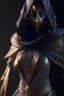 Placeholder: Iconic Arabian assassin, armor, full body, dark, stunning portrait, dynamic shot, vivid, richly saturating colors, legs, full face, cinematic atmosphere, immersive, global lighting, complex shadows, reflections, octane rendering, hyper-realistic, unparalleled detail Her, 8K, Groundbreaking, Epitome of Concept Art, Material-Based Rendering, Dynamic Angles, Complex Textures, Subsurface Dispersion, Timeless Masterpiece, AI-Enhanced, GAN, Ray Tracing, Depth of Field, Neural Network, Riding a Horse