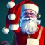 Placeholder:  octane render, 8k, high detail, Santa , portrait, jolly, happy, realistic