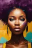 Placeholder: beautiful African woman pop art style 8k calligraffiti with spray paint and oil effect
