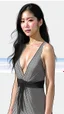 Placeholder: 4K Photorealism : 30 year old Asian woman with a full body with a proportional body, symmetrical face, precise clean brown eyes, long flowing hair, precise chest accentuation, showing typical Japanese clothing