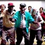 Placeholder: old people dancing on hip hop