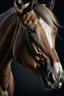 Placeholder: Horse with photo realistic eyes