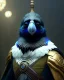 Placeholder: black feathered, rogue, mysterious Kenku male, bird, full-scale head and shoulders portrait, 8k resolution concept art portrait by Greg Rutkowski, Artgerm, WLOP, Alphonse Mucha dynamic lighting hyperdetailed intricately detailed Splash art trending on Artstation triadic colors Unreal Engine 5 volumetric lighting Splash art fantasy.