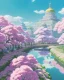 Placeholder: A beautiful ultradetailed anime illustration of a dreamy city boulevard with tall buildings during spring with sakuras by beeple, makoto shinkai, anime art, magical, sharpness, harmony, wallpaper, 4k, trending on artstation