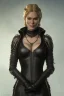 Placeholder: Cersei Lannister as evil dominatrix in black leather, mistress, busty, cleavage, curvy, lena headay, angry, stern look. character design by cory loftis, fenghua zhong, ryohei hase, ismail inceoglu and ruan jia. unreal engine 5, artistic lighting, highly detailed, photorealistic, fantasy