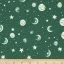 Placeholder: repeating moon and stars green