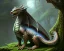 Placeholder: mdjrny-v4 style, photorealistic dragon, sharp scales, insanely detailed, symmetrical glowing eyes, intricate, bright iridescent highlights, art nouveau, volt lighting, atop a mountain crag, ultra high definition, NVIDIA Iray render, volumetric illumination, by argerm inspired by Tod Lockwood and Bob Eggleton, black dragon