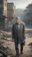 Placeholder: bill gates in ukraine ghost town fallout 4,bokeh like f/0.8, tilt-shift lens 8k, high detail, smooth render, down-light, unreal engine, prize winning