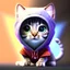 Placeholder: Concept art of Little mascot cat wearing a hoodie (Pixar art style)++, highly detailed, digital painting, art stations, concept art, smooth, unreal engine 5, god rays, ray tracing, RTX, nanite polygons, lumen lighting, ultra detail, volumetric lighting, 3d, detailed anime, finely drawn, high definition, high resolution, cartoon [ animation, cartoon, drawing, painting, low res, cropped, watermark, jpeg artifacts, low quality, normal quality, bad anatomy, text error, worst quality, blurry thousan