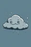 Placeholder: minimal rainy cloud