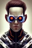 Placeholder: cyberpunk, head, men, portrai