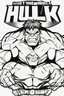 Placeholder: out line art of HULK super HIRO colouring pages with white background ,skech style ,full body. only use outline,mandala style,clean line art,white background,no shadow and clear and well outlined