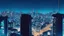 Placeholder: Clear Focus, High resolution, Cyberpunk skyline, comic style