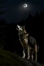 Placeholder: He always howls at night over a hill