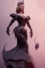 Placeholder: Sophia Loren as evil queen in leather, cleavage, angry, stern look. character design by cory loftis, fenghua zhong, ryohei hase, ismail inceoglu and ruan jia. unreal engine 5, artistic lighting, highly detailed, photorealistic, fantasy