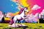 Placeholder: pop art pixels 1000 images industry unicorn style of warhol