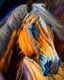 Placeholder: Horse palomino oil painting hyper-detailed 8k complementary colors