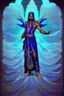 Placeholder: [ancien Egypt, real photography] Clad in a robe of deep cobalt blue, Akkiru's attire seemed to meld seamlessly with the boundless expanse around him. The fabric, adorned with motifs that echoed the rhythmic dance of waves, flowed gracefully in the wind. As he gripped the ship's ornate railing, his fingers - calloused by the duties of leadership - clung with a practiced firmness, a testament to his unwavering grip on the helm of his people's destiny.