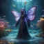 Placeholder: illithid witch with butterfly wings under water in well lit well ,bokeh like f/0.8, tilt-shift lens 8k, high detail, smooth render, down-light, unreal engine,bokeh like f/0.8, tilt-shift lens 8k, high detail, smooth render, down-light, unreal engine