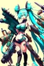 Placeholder: hatsune leeku with more big weapons