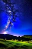 Placeholder: Night sky on a hillside