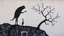 Placeholder: Graffiti. Wall art. Edward Gorey