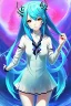 Placeholder: Modern stunning pfp of anime girl of pisces zodiac sign