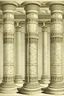 Placeholder: Drawing of columns for an Islamic palace