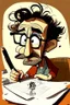 Placeholder: Michel Casey Moroccan screenwriter cartoon 2d