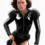 Placeholder: Daisy Ridley, star wars black bikini uniform Empire officer, movie poster, heroic gaze windswept hair, wide angle lens, full torso, intricate, detailed, hand-painted, realistic, perspective from below