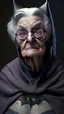 Placeholder: batman become old woman , ultra realistic, 4k, ultra detail, full body