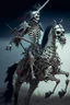 Placeholder: armored skeleton wild hunt warrior on horse