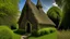 Placeholder: Thatched church