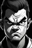 Placeholder: face of a bad boy
