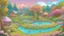 Placeholder: beautiful crystal lakecartoon pic