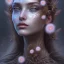 Placeholder: Portrait of beautiful girl, face dept of field,face shining, plant, metal, feathers,central weight average, CWA Dryad,Median filter fae, sidhe, ominous, nature, plants, wildflower sparkle,wildflower 3d view, facepaint, dnd character portrait, intricate, oil on canvas, masterpiece, expert, insanely detailed, 4k resolution, retroanime style, cute big circular reflective eyes, cinematic smooth, intricate detail , soft smooth lighting, soft pastel colors, painted Renaissance style,sharp focus