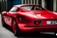 Placeholder: Picture of a red car with the number 2024 tied to it and pulling it behind it